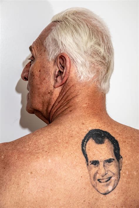 nixon tatoo|trump friend with nixon tattoo.